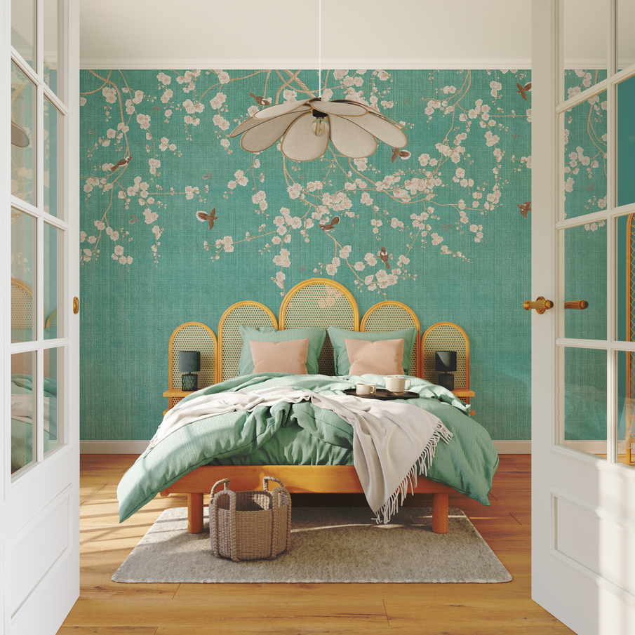 chambre campagne romantique