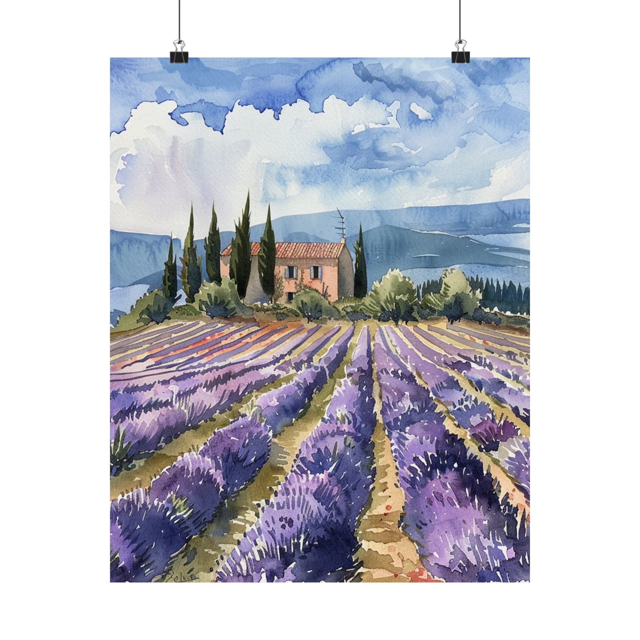 paysage de provence peinture à l huile