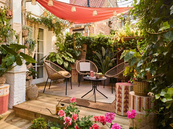 jardin campagne chic
